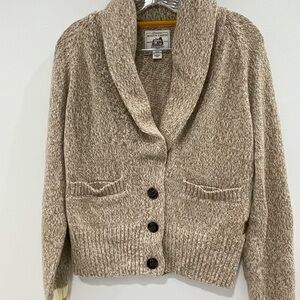 Root’s 100% Cotton Women's Tan Sweater